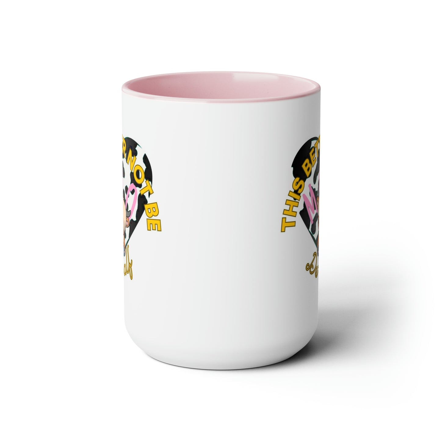 Two-Tone Coffee Mugs, 15oz