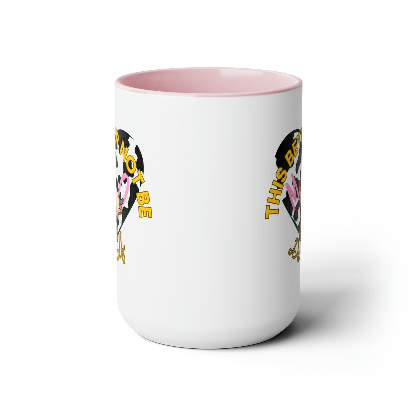 Two-Tone Coffee Mugs, 15oz